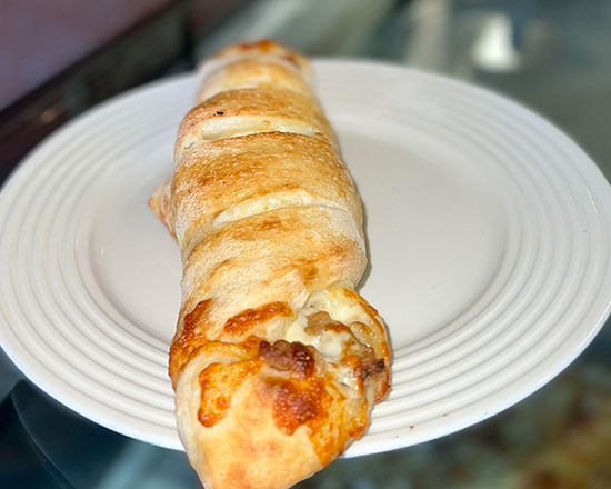 EGGPLANT & CHEESE ROLL image
